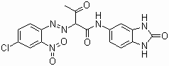 Пигмент-портокалово-36-молекуларно-структура
